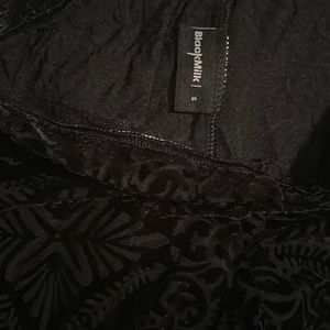 Blackmilk Velvet Leggings that will show your legs through the pattern.